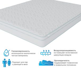 Матрас Корсика-Зодиак в чехле Cooler 900х2000