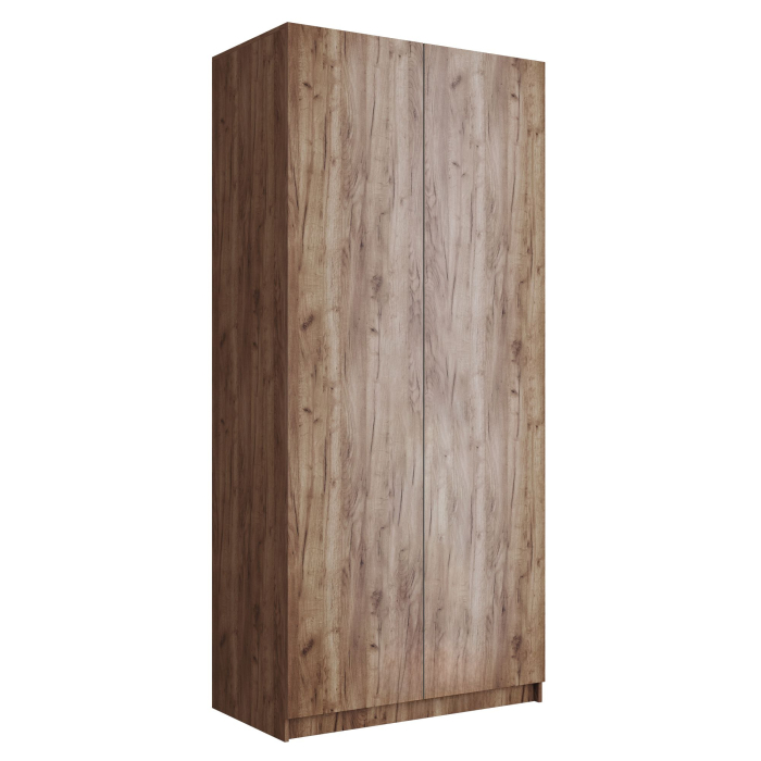 Шкафы распашные, Шкаф складной Е1 Локер ("Гармошка" с системой Push to Move/Правый)101х52,5х220 см, с полками и модулем