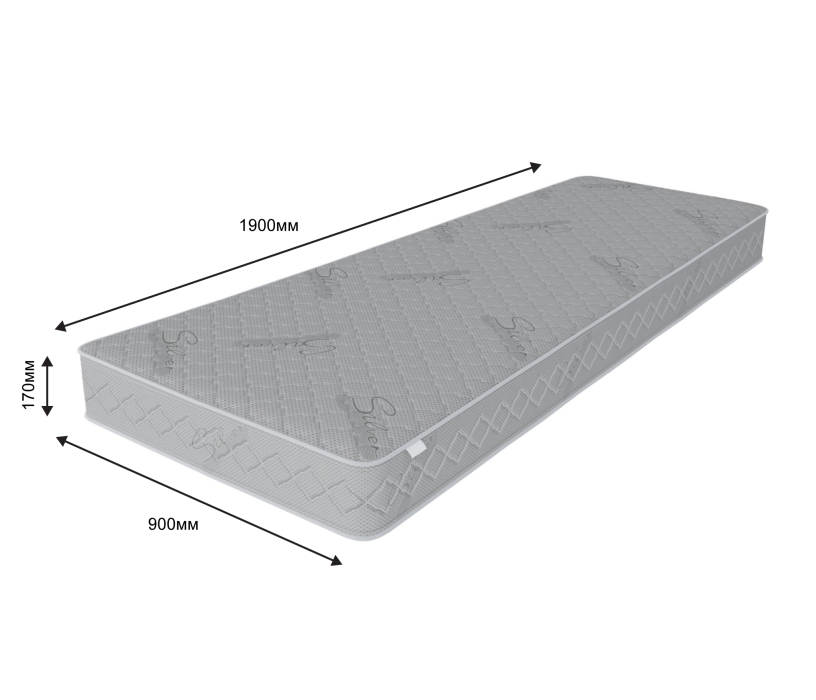 Другие размеры, Матрас Фиеста 800х1900