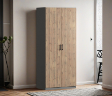 Для одежды, Шкаф двухдверный Макс 1000 мм, вариант №4 (ЛДСП)