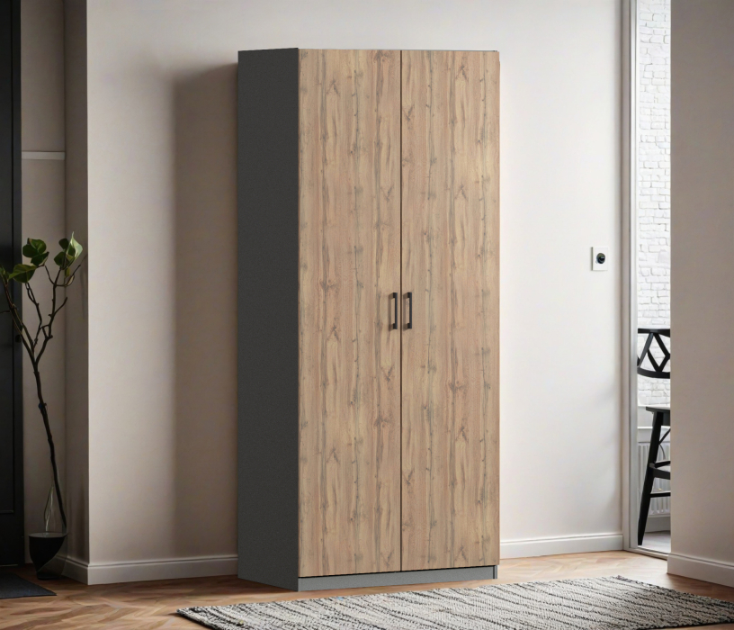 Для одежды, Шкаф двухдверный Макс 1000 мм, вариант №4 (ЛДСП)