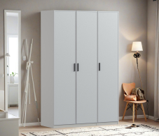 Для одежды, Шкаф трехдверный Макс 1500 мм, вариант №1 (ЛДСП/МДФ)