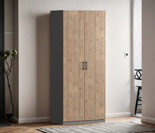 Шкаф двухдверный Макс 1000 мм, вариант №5 (ЛДСП)