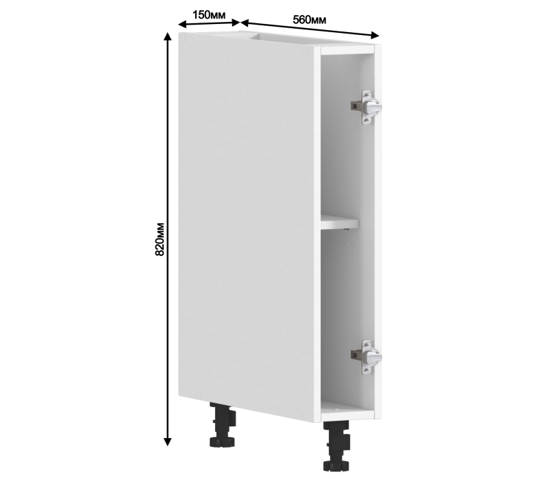 Корпус, Регина корпус для стола 1 дв 15х82 см