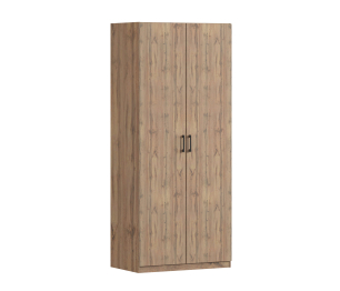 Шкаф двухдверный Макс 1000 мм, вариант №5 (ЛДСП, корпус дуб вотан)