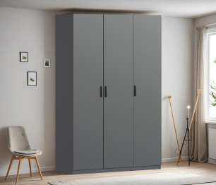 Шкаф трехдверный Макс 1500 мм, вариант №1 (ЛДСП)