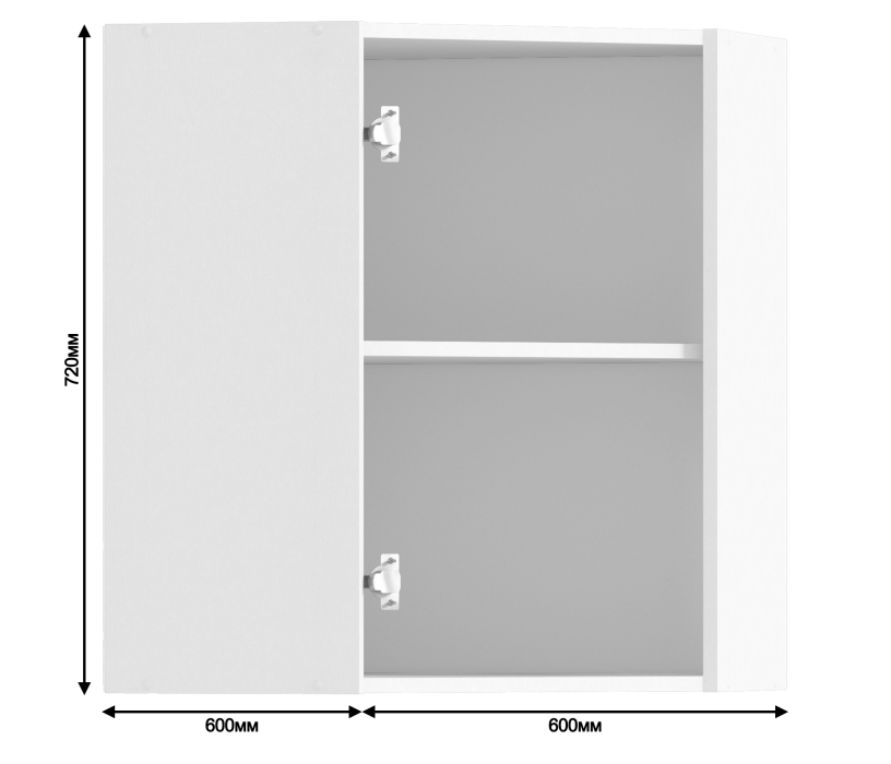 Корпус, Регина корпус для шкафа навесного углового 1 дв 60х72