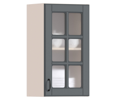 Регина, Регина шкаф навесной со стеклом 1 дв 40х72 см