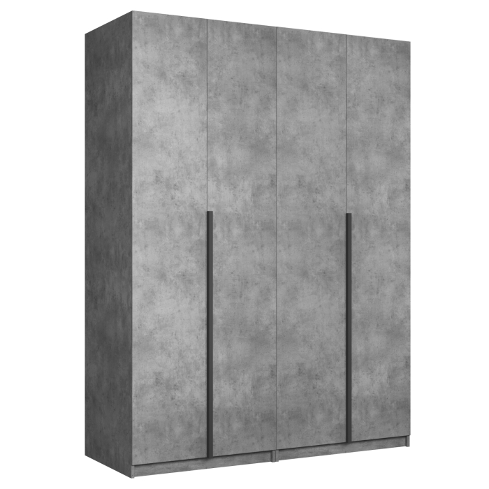 Шкафы распашные, Шкаф складной Е1 Локер ("Гармошка") 162х52.5х220 см, с модулем