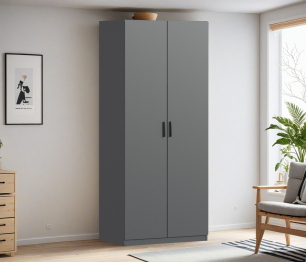 Шкаф двухдверный Макс 1000 мм, вариант №4 (ЛДСП)