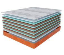 1400 x 2000, Матрас Тропикана-Агама в чехле Warmer 1400х2000