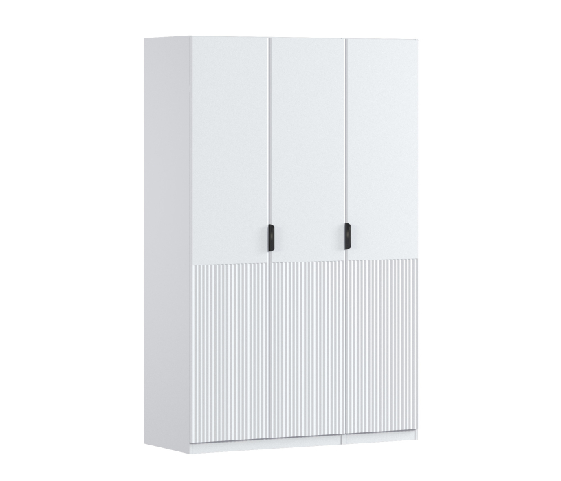 Для одежды, Шкаф трехдверный Макс 1500 мм, вариант №4 (ЛДСП/МДФ)