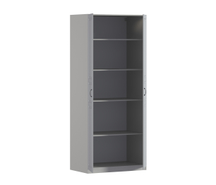 Шкаф двухдверный Макс 1000 мм, вариант №2 (ЛДСП/МДФ)