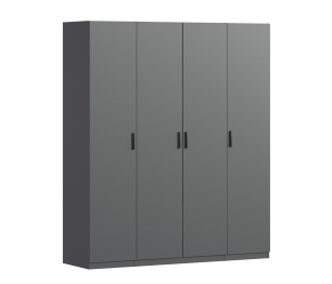 Шкаф четырехдверный Макс 2000 мм, вариант №1 (ЛДСП)