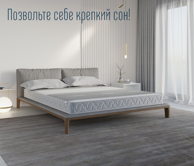 800 x 2000, Матрас Сити-Альмерия в чехле Magnetic в скрутке 800х2000