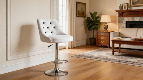 Стул-барный с регулировкой высоты, Базовые ткани, Velutto Soft