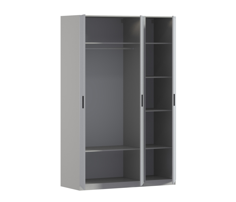 Для одежды, Шкаф трехдверный Макс 1500 мм, вариант №1 (ЛДСП/МДФ)