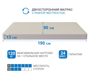 Матрас Классик-Кармен плюс 900х1900