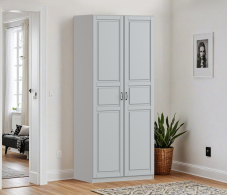 В спальню, Шкаф двухдверный Макс 1000 мм, вариант №3 (ЛДСП/МДФ)