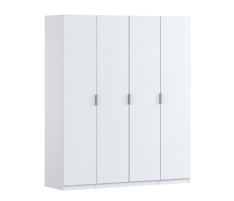 Для одежды, Шкаф четырехдверный Макс 2000 мм, вариант №2 (ЛДСП/МДФ)