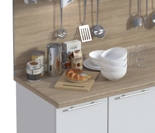 Столешница R9 38*2440*600 Дуб Сонома светлый 2085 (Дуб Бардолино) в упаковке