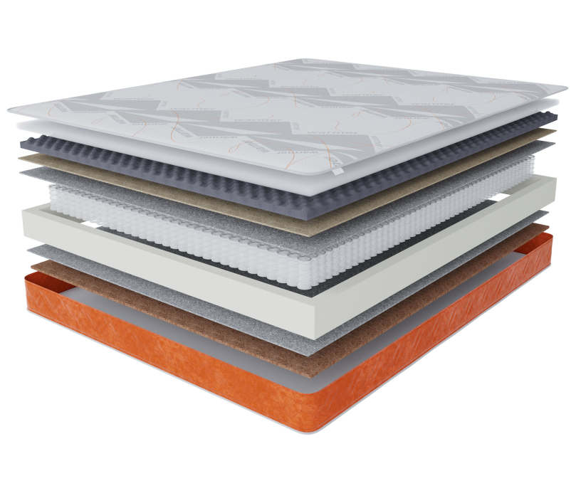 800 x 2000, Матрас Сити-Генуя в чехле Warmer 800х2000