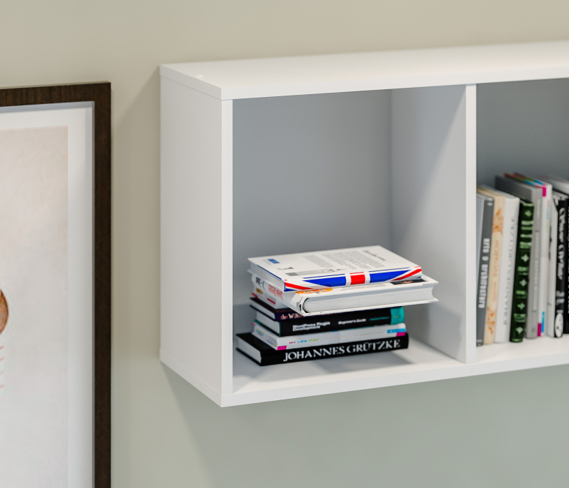 Mika / Мика, Полка Mika / Мика СБ-3279 Белый/Серый