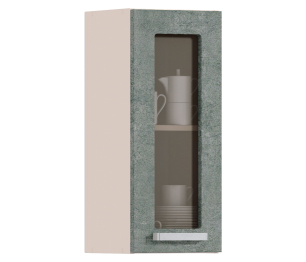 Регина шкаф навесной со стеклом 1 дв 30х72 см