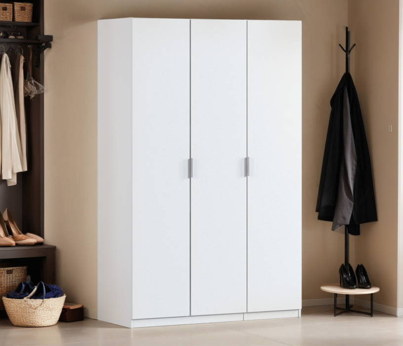 Для одежды, Шкаф трехдверный Макс 1500 мм, вариант №1 (ЛДСП/МДФ)