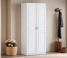 В спальню, Шкаф двухдверный Макс 1000 мм, вариант №1 (ЛДСП/МДФ)